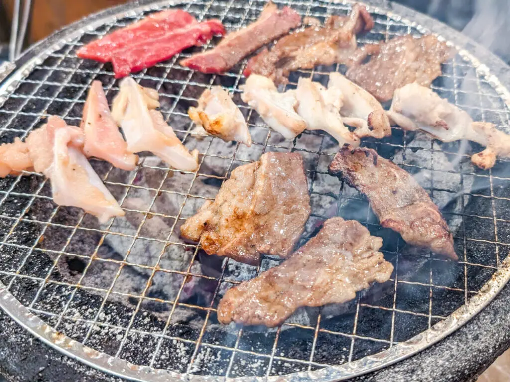 七輪焼肉 安安　焼肉