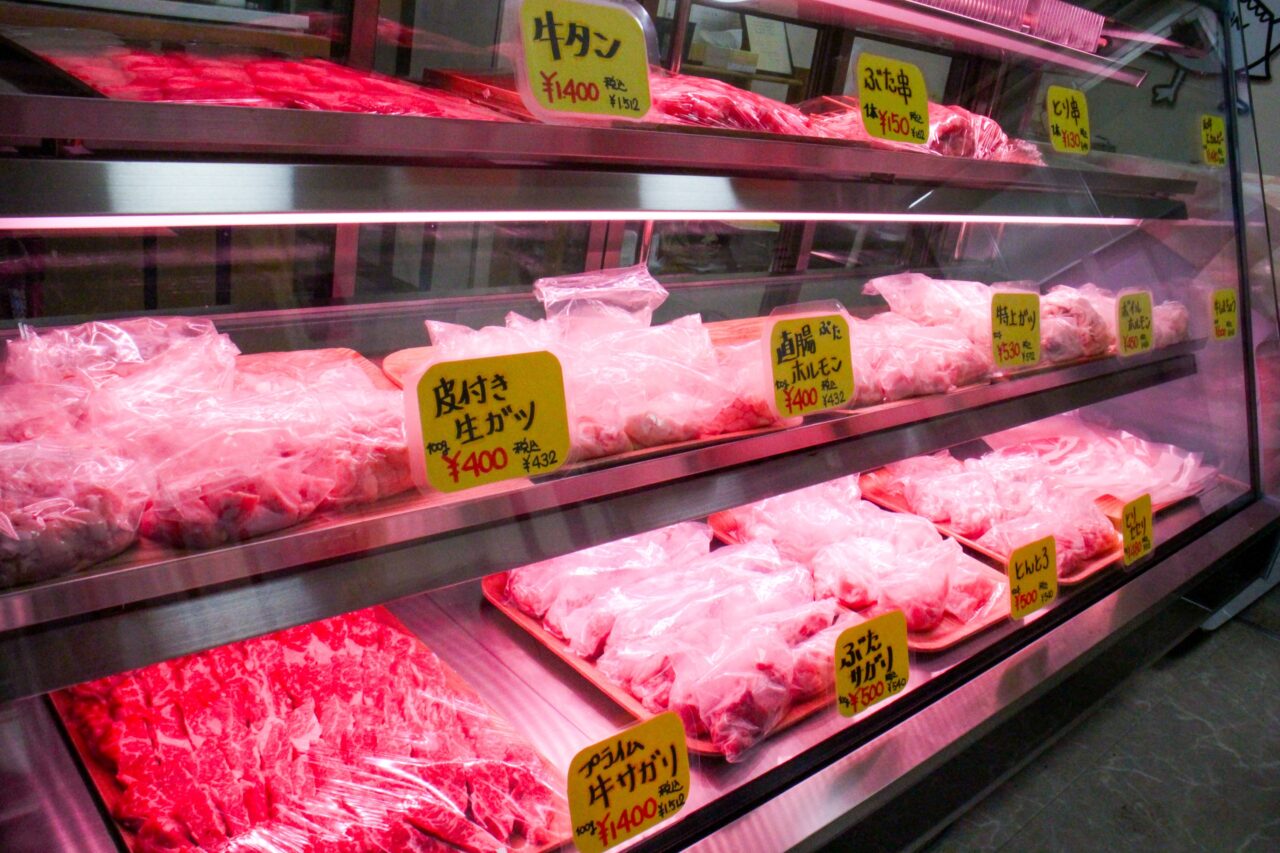 肉の台所 えちぜん屋　直売所の肉の種類