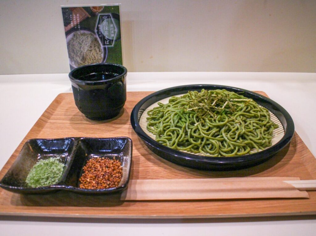 前川茶舗　宇治抹茶そば