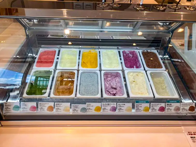 無印良品 旭川花咲　アイスのフレーバー