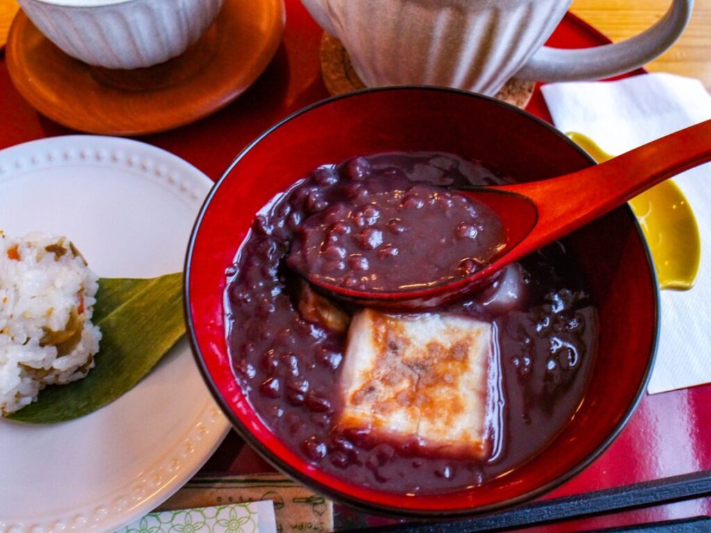 コトリのおしるこセット