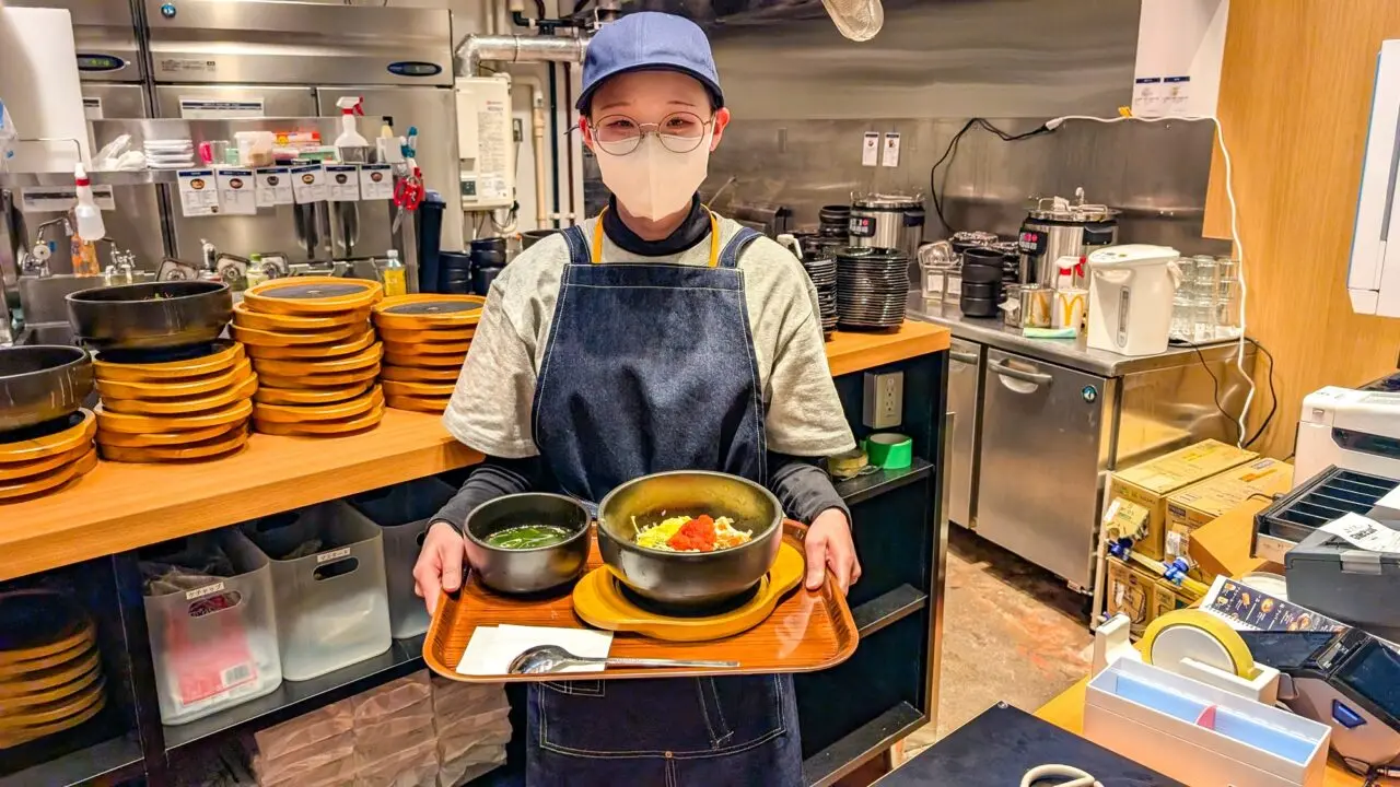 イオンモール旭川駅前　石焼ビビンパ